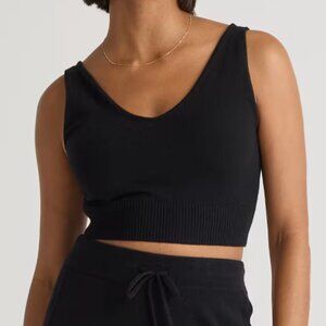 NWOT | Quince | Cashmere Cropped Tank | XL